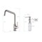 Kibi Macon Single Handle Bar Sink Faucet with Soap Dispenser C-KKF2012BN-KSD100BN - alternate 4